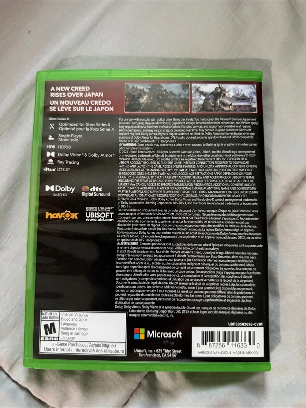 Assassin's Creed Shadows - Xbox Series X (Ubisoft) - Red Cover